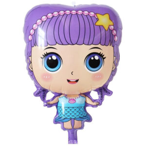 Kız Kırmızı Folyo Balon – Sevimli Ve Şık! 🎈