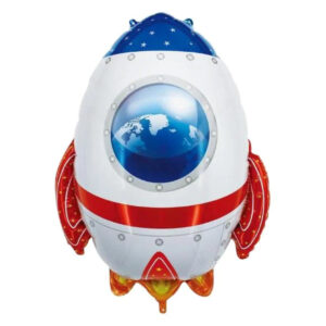 🚀 Uzay Mekiği Folyo Balon – Gökyüzüne Yolculuk! 🎈✨