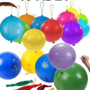 Lastikli Zıpzıp Balon Punch Panç Büyük Balon