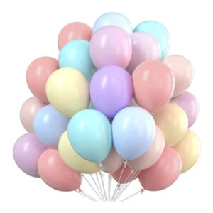 Balon Diyarı Karışık 10 Adet Renkli Yüksek Kalite Makaron Soft Balon