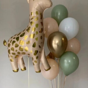 Zürafa Temalı Adaçayı Balon Demeti 10 Parça