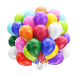 Karışık Renkli Yüksek Kalite Balon 10 Adet