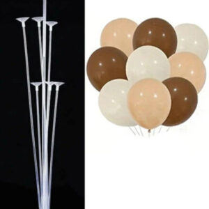 Balon Diyarı 7'li Balon Standı Ve 10 Adet Retro Konsept Balon Set