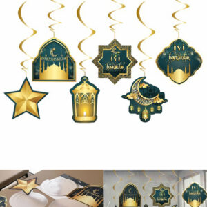 6'lı Tavan Süs Hoşgeldin Şehri Ramazan Bayramı Sarkıt Süs Ramazan Bayram Süsü