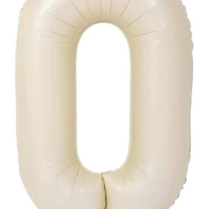 0 yaş Krem Rengi Folyo Balon 34 İnç (76-82 cm)