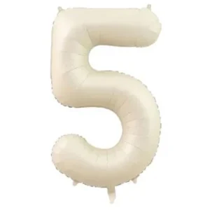 34inc Krem Folyo Rakam Balon - 5