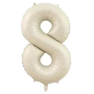34inc Krem Folyo Rakam Balon - 8