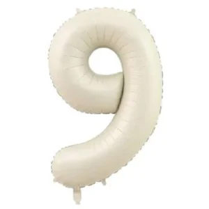 34inc Krem Folyo Rakam Balon - 9
