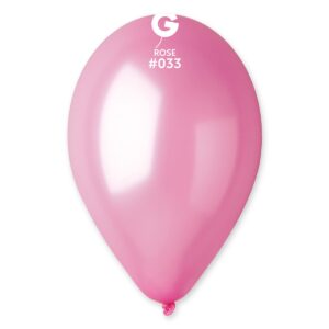 Gemar Metalik Balon 27-30cm Made in İtaly - Pembe