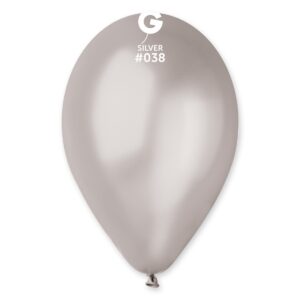 Gemar Metalik Balon 27-30cm Made in İtaly - Gümüş