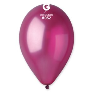 Gemar Metalik Balon 27-30cm Made in İtaly - Bordo