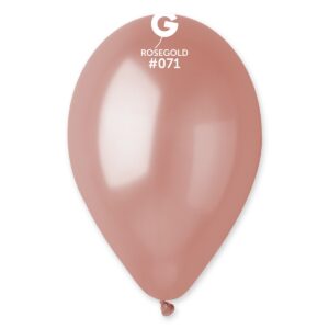 Gemar Metalik Balon 27-30cm Made in İtaly - RoseGold