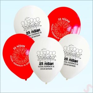 23 Nisan Baskılı Balon 100 Adet